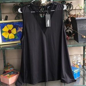 Dressy in black and black lace!   By Zeagoo. NWT!